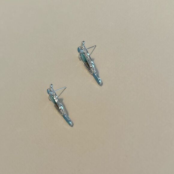 Boho geo earrings N1037 - Picture 3 of 4